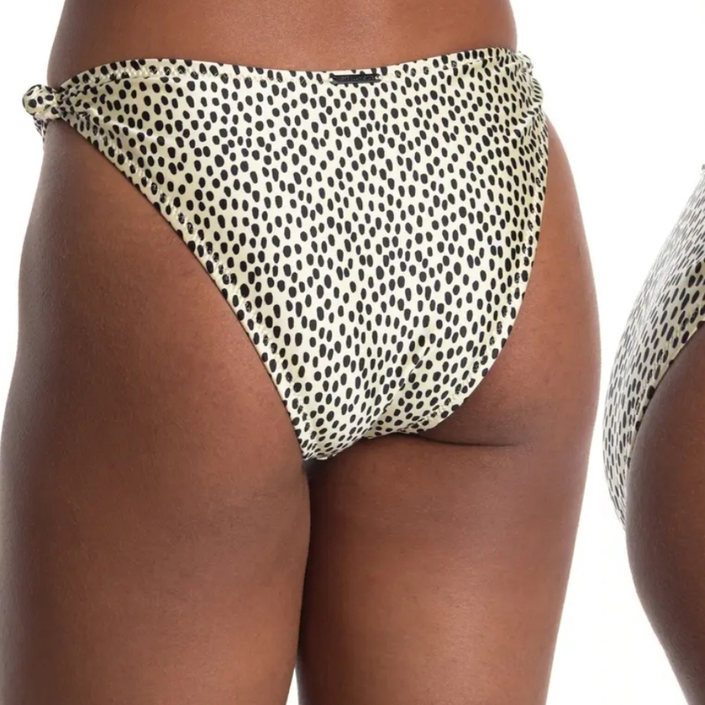 Kendal + Kylie Animal Dot Knotted Bikini Bottom Sz XL NWT - Picture 2 of 11